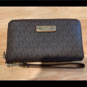 Michael Kors wallet with wrist strap *great condition*